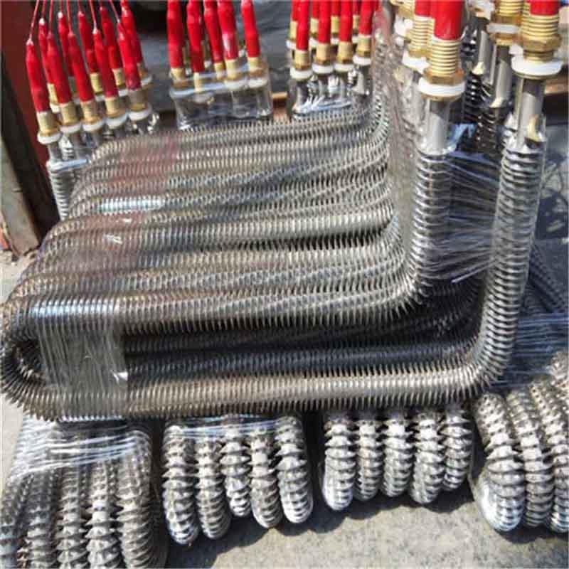 Electric Electric Finned Tubular Heater fornitur Industrial Electric Finned Tubular Heater supplier