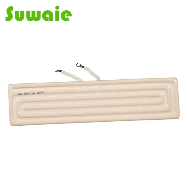 Hollow Flat Ceramic Far Infrared Heater For Plastic Heating Hollow Flat Ceramic Far Infrared Heater For Plastic Heating